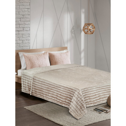 Κουβέρτα Fleece PUFFELLA BROWN MADI