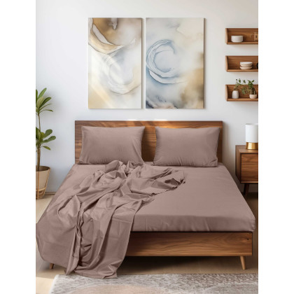 Σεντόνι SLEEK BROWN MADI