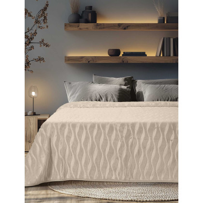 Κουβέρτα SNUGGLE BEIGE MADI