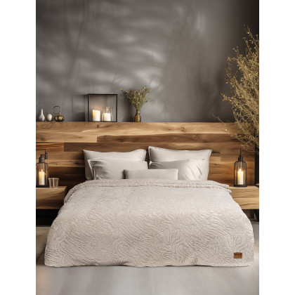 Κουβέρτα γούνινη ZANORIA BEIGE MADI