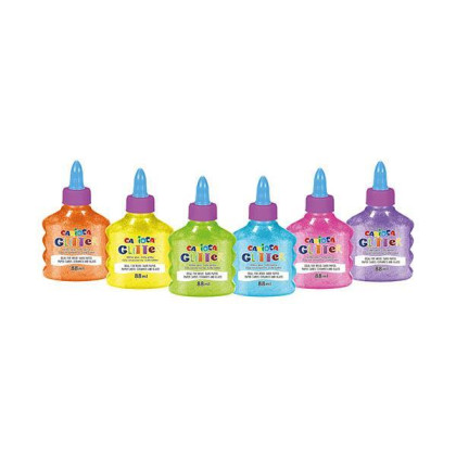 Carioca χρυσόκολλα neon 88ml, 6 χρωμάτων - 6 ΤΕΜ