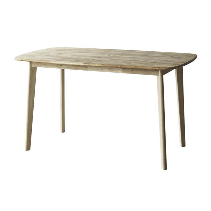 Τραπέζι Nextdeco Natural μασίφ ξύλο Υ75x135x80εκ.