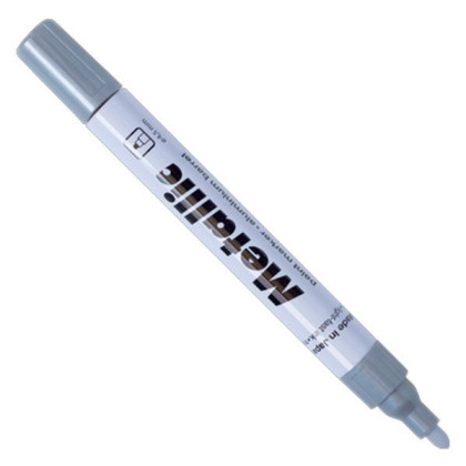 Centropen μαρκαδόρος ανεξίτηλος μεταλ. ασημί 1,5-2,5mm - 10 ΤΕΜ
