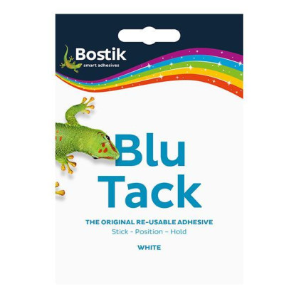 Bostik επαναχρησιμοποιήσιμη κόλλα Blu-Tack white 50gr. - 12 ΤΕΜ