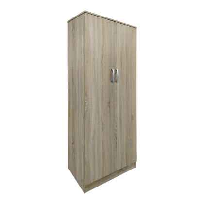 Ντουλάπα δίφυλλη Athos  σε Sonoma απόχρωση 80x42x180εκ