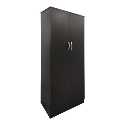 Ντουλάπα δίφυλλη Athos  σε wenge απόχρωση 80x42x180εκ