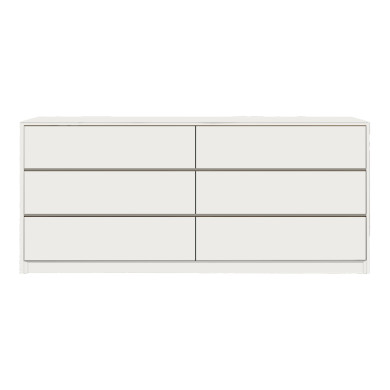 Συρταριέρα Kuanger  mdf σε λευκή απόχρωση 120x40x70εκ