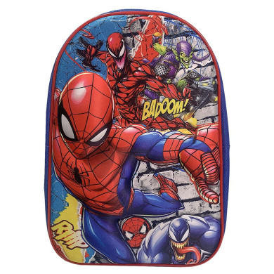 Τσάντα Πλάτης Νηπίου Spiderman 3d 31x26x11cm Spiderman 1000EVA31-4237 50-2827