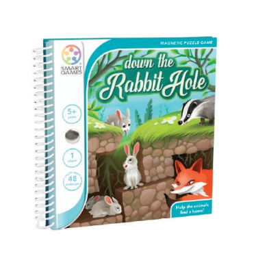 Smartgames επιτραπέζιο μαγνητικό Down The Rabbit Hole (48 challenges)