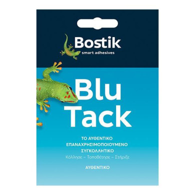 Bostik επαναχρησιμοποιήσιμη κόλλα Blu-Tack original 45gr. - 12 ΤΕΜ