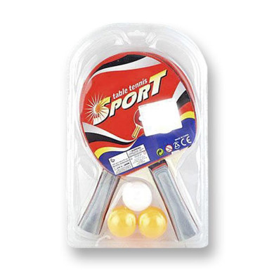 Ξύλινο σετ Πινγκ Πονγκ 29x20cm ToyMarkt 912969 71-2949