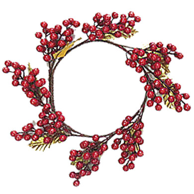 Στεφάνι με γκι φ45 45cm Xmasfest 1132570 93-2550