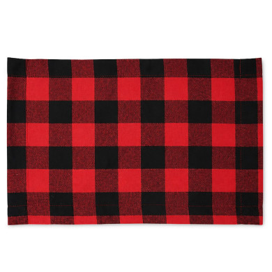 Σουπλά Υφασμάτινο Καρό 44x28cm Xmasfest 1134229 - 6 ΤΕΜ 93-4209