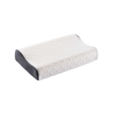 Μαξιλάρι Memory Foam με καμπύλες PEACEFUL Λευκό Μαξιλάρι ύπνου: 60 x 40 + 12/10 εκ. MADI