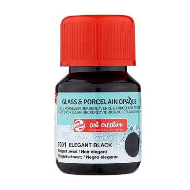 TALENS ΧΡΩΜΑ GLASS/PORCELAIN OPAQUE 7001 ELEGANT BLACK 30ML