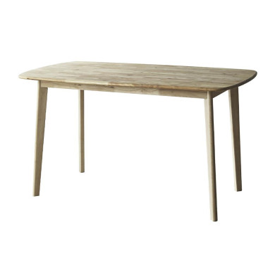 Τραπέζι Nextdeco Natural μασίφ ξύλο Υ75x135x80εκ.