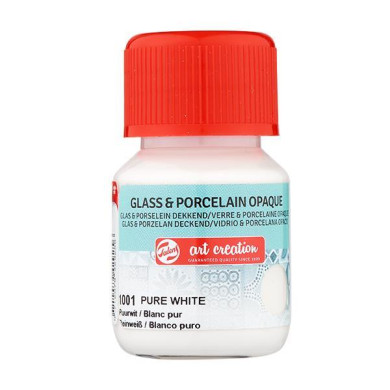 TALENS ΧΡΩΜΑ GLASS/PORCELAIN OPAQUE 1001 PURE WHITE 30ML