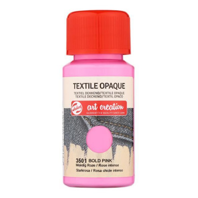 TALENS ΧΡΩΜΑ TEXTILE OPAQUE 3501 BOLD PINK 50ML - 4 ΤΕΜ